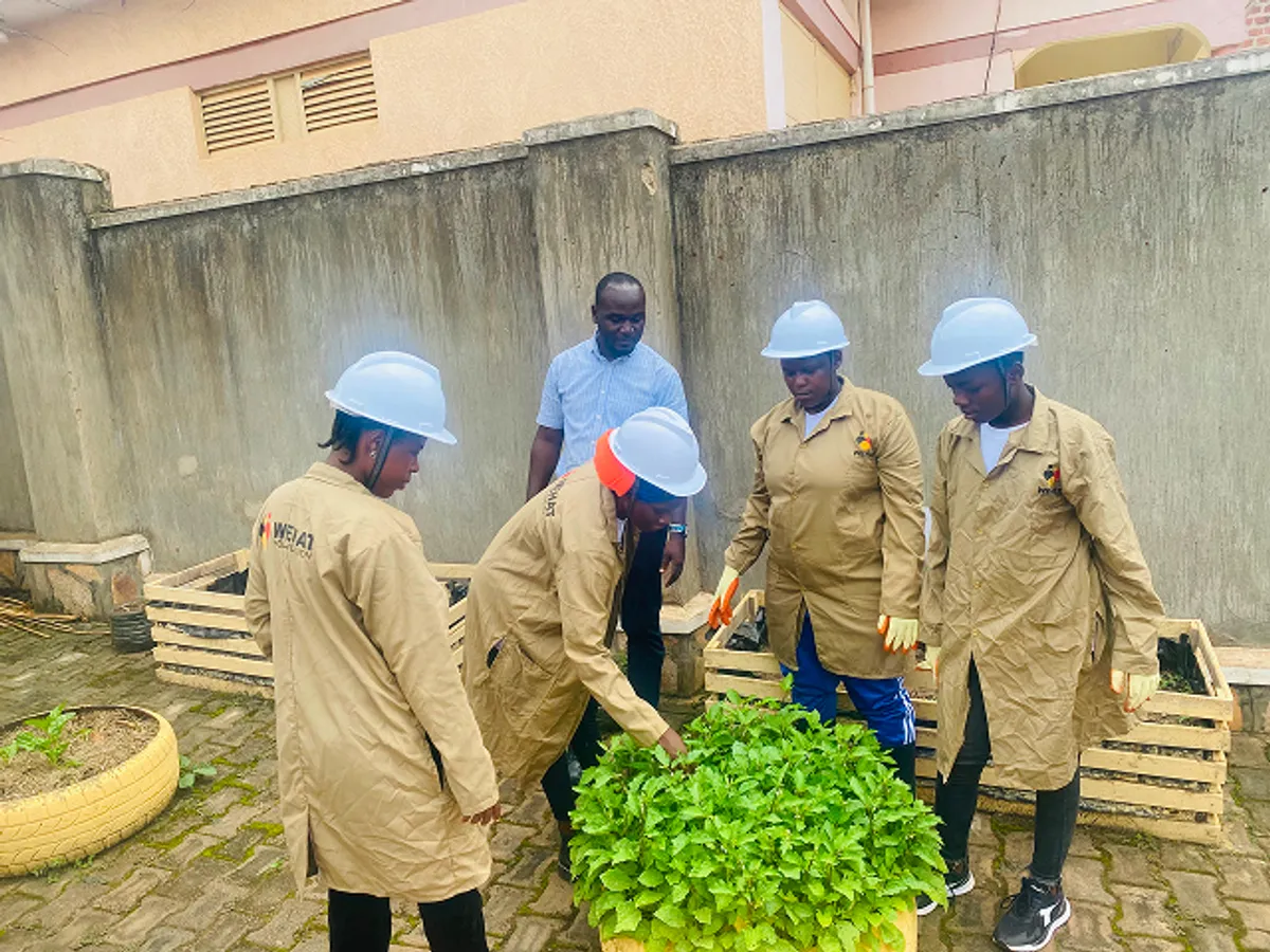Borehole constructued by the WEHAT Foundation Uganda NGO during the WASH Project 2024